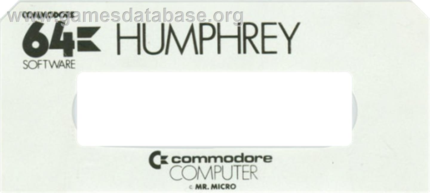 Humphrey - Commodore 64 - Artwork - Cartridge Top