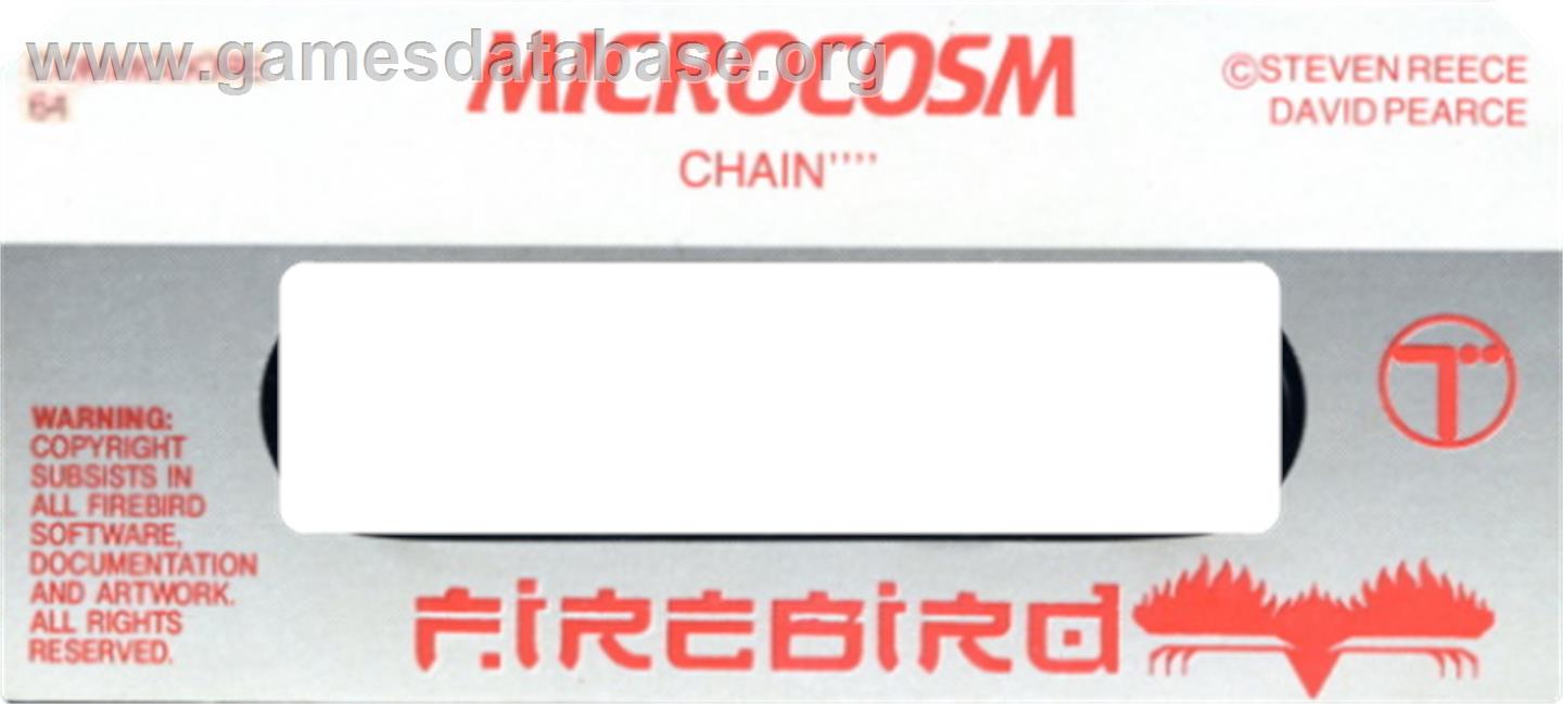 Microcosm - Commodore 64 - Artwork - Cartridge Top