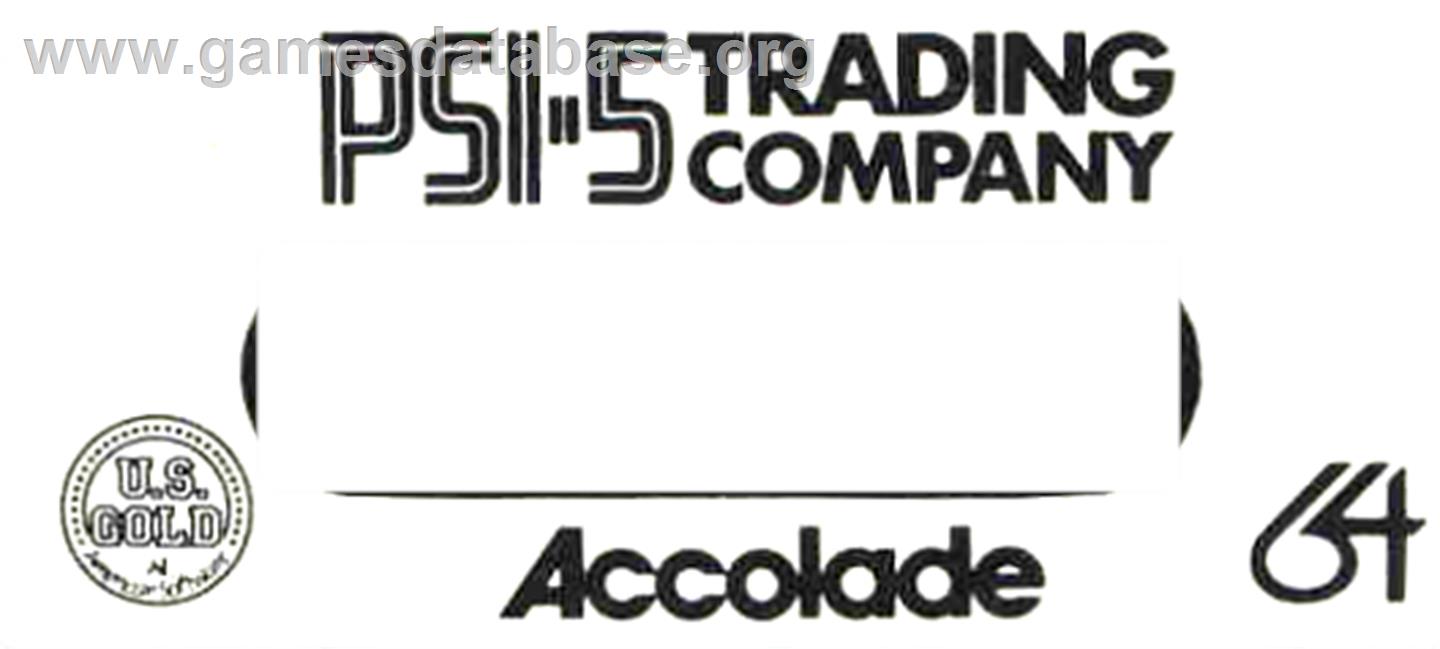 Psi-5 Trading Company - Commodore 64 - Artwork - Cartridge Top