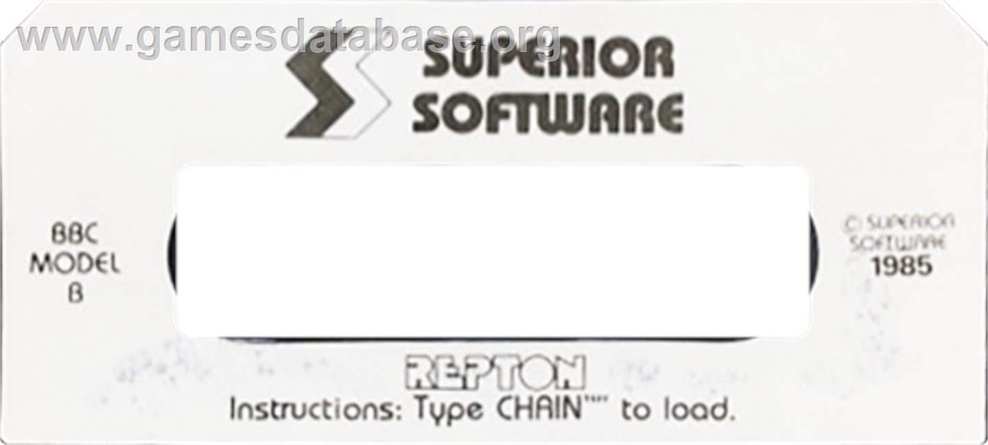 Repton - Commodore 64 - Artwork - Cartridge Top
