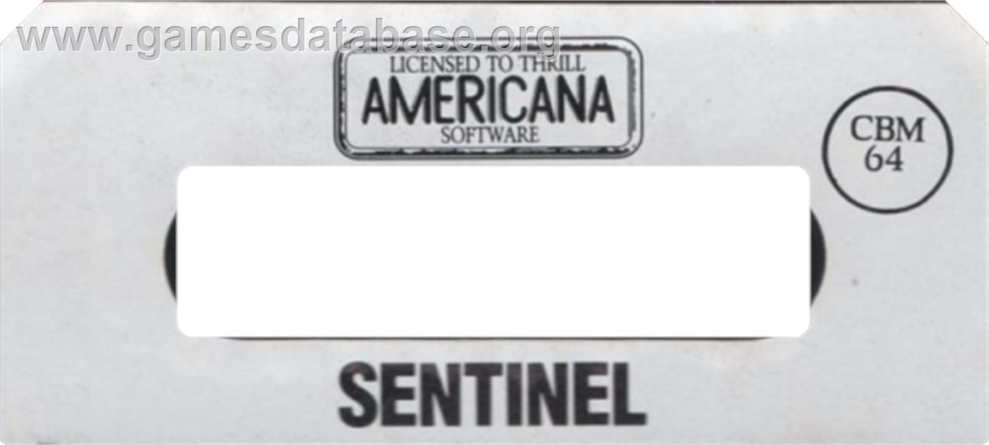 Sentinel, The - Commodore 64 - Artwork - Cartridge Top