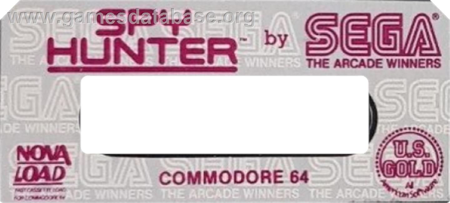 Spy Hunter - Commodore 64 - Artwork - Cartridge Top