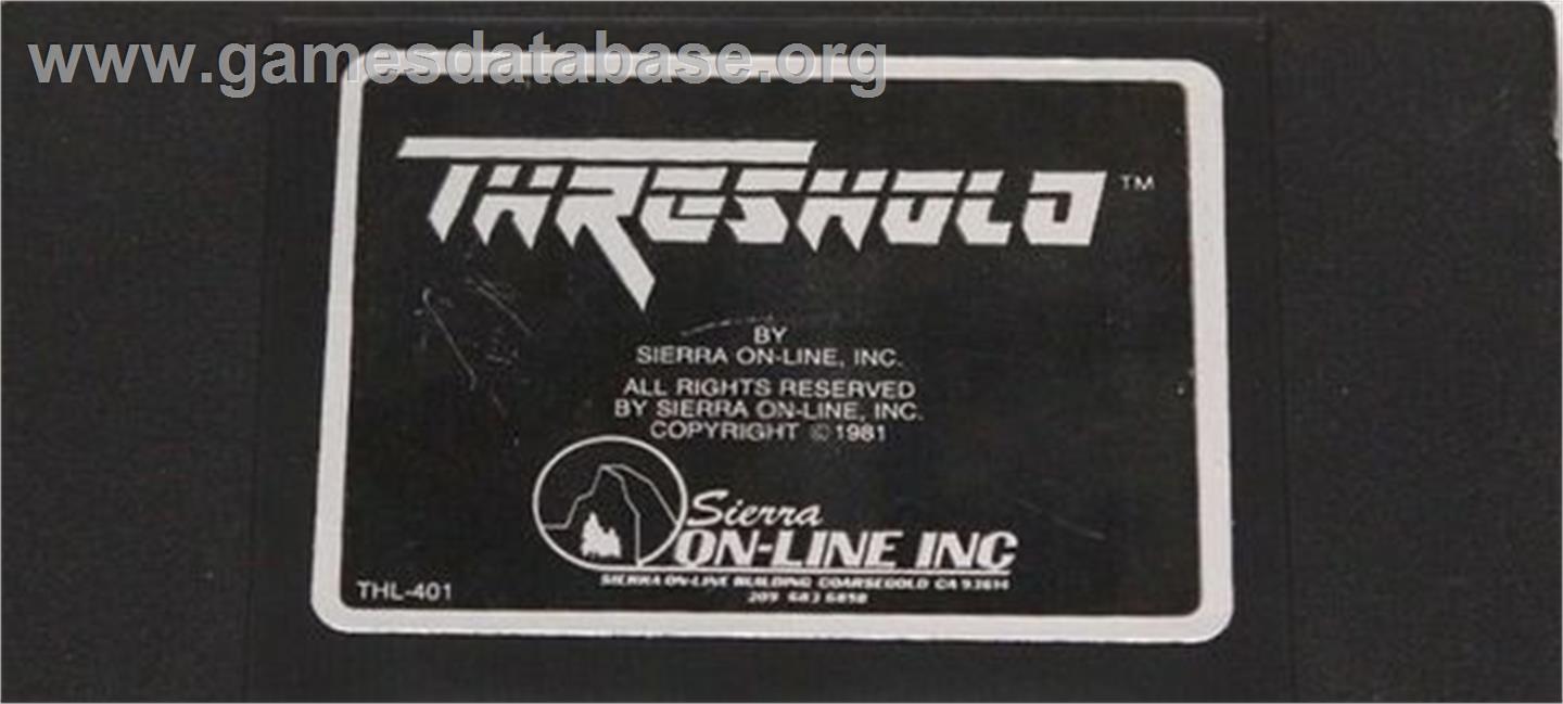 Threshold - Commodore 64 - Artwork - Cartridge Top