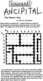 Game map for Ancipital on the Commodore 64.