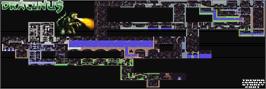 Game map for Draconus on the Atari 8-bit.