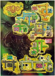 Game map for Entombed on the Commodore 64.