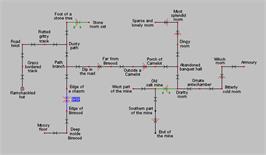 Game map for Excalibur on the MSX.