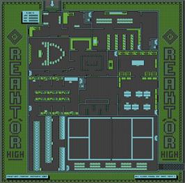Game map for Mrs. Mop on the Commodore 64.