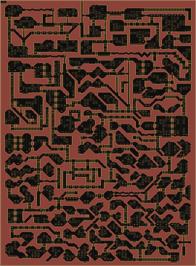 Game map for Quo Vadis on the Commodore 64.