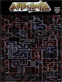 Game map for Starquake on the Commodore 64.