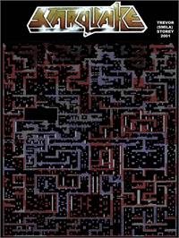 Game map for Starquake on the MSX.