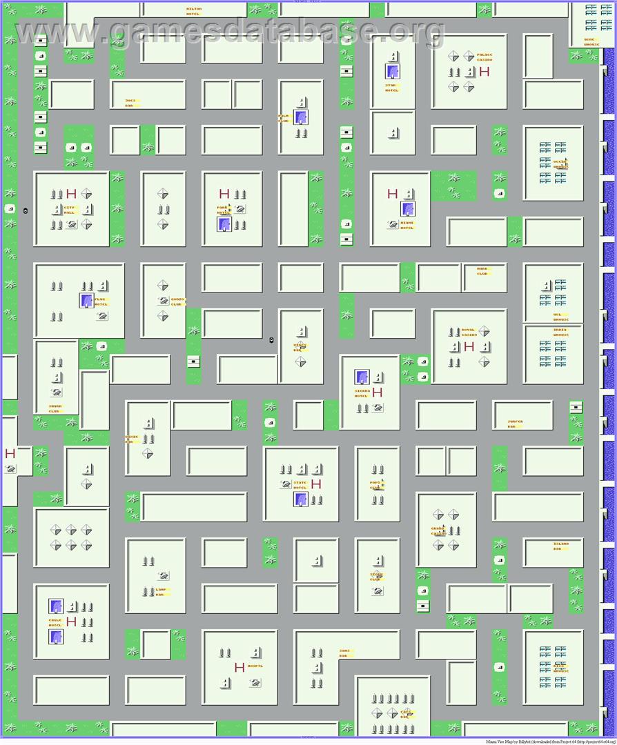 Miami Vice - Microsoft Windows - Artwork - Map