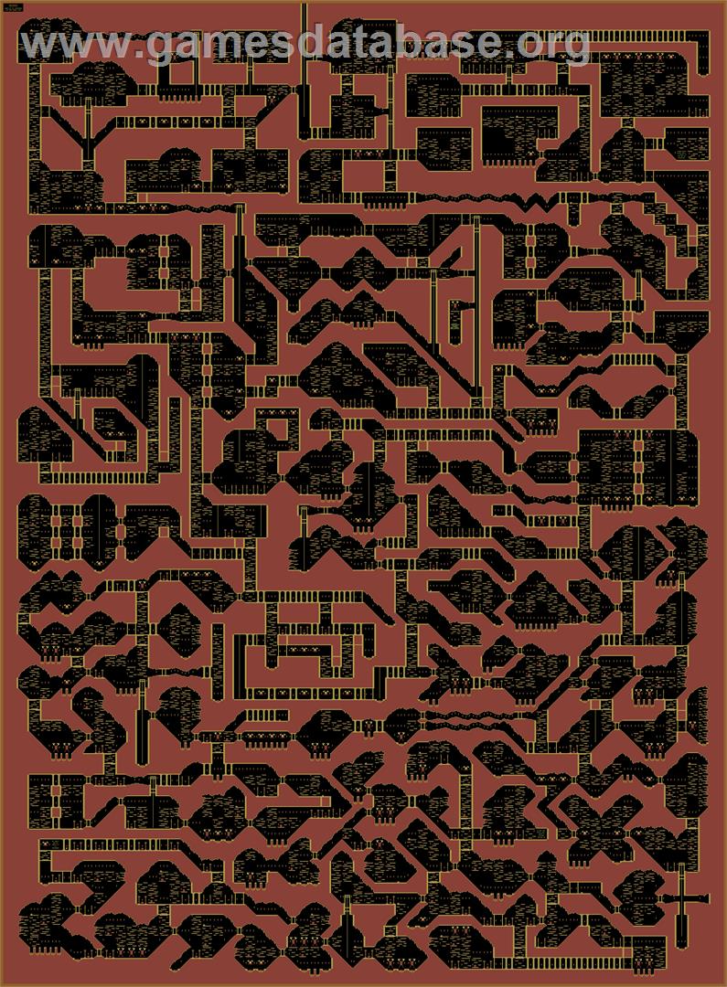 Quo Vadis - Commodore 64 - Artwork - Map