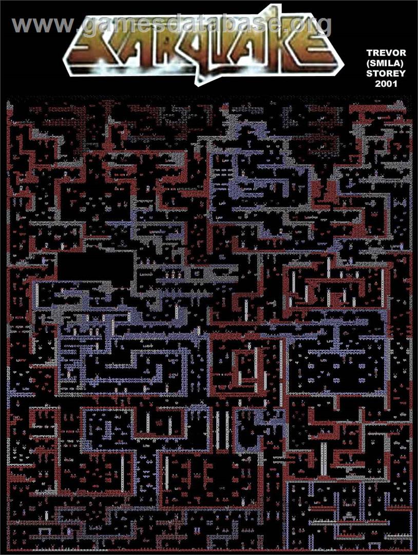Starquake - MSX - Artwork - Map