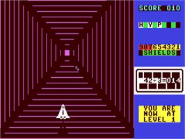 In game image of 3d Hypermaths on the Commodore 64.