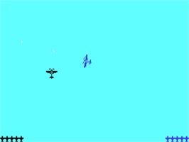 In game image of Air Combat on the Commodore 64.