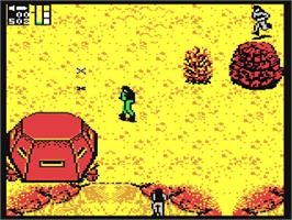 In game image of Airborne Ranger on the Commodore 64.