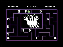 In game image of Alphabet Zoo on the Commodore 64.