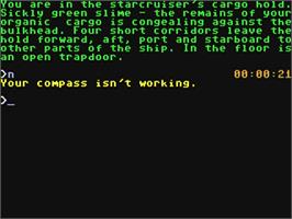 In game image of Altair 4 on the Commodore 64.