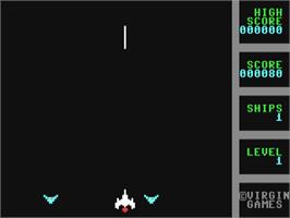 In game image of Ambush! (The Code Works/CURSOR) on the Commodore 64.