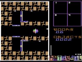In game image of Ankh on the Commodore 64.