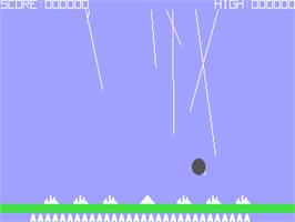 In game image of Armageddon Man, The on the Commodore 64.
