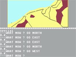 In game image of Arrow of Death - Part I on the Commodore 64.