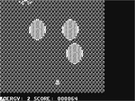 In game image of Avoid (Reset Magazin - 2020) on the Commodore 64.