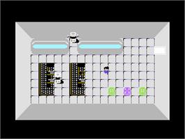 In game image of Babylon's Ark on the Commodore 64.