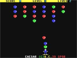In game image of Balloon Crazy (1992) on the Commodore 64.