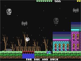 In game image of Barnsley Badger on the Commodore 64.