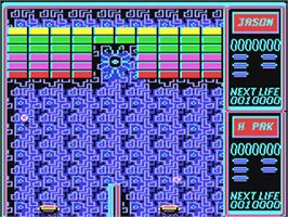 In game image of Batty on the Commodore 64.