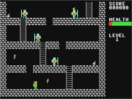 In game image of Bellringer 2 on the Commodore 64.