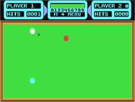 In game image of Billiard on the Commodore 64.