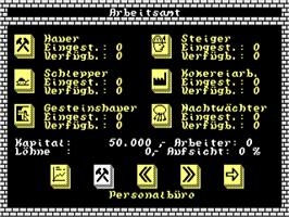 In game image of Black Gold on the Commodore 64.