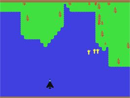 In game image of Black Hawk on the Commodore 64.