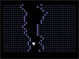 In game image of Black Hole (Majorsky78 - 2008) on the Commodore 64.