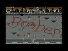 In game image of Bomber (The Skull / PD) on the Commodore 64.