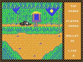 In game image of Cambogia / Lamer Wars on the Commodore 64.