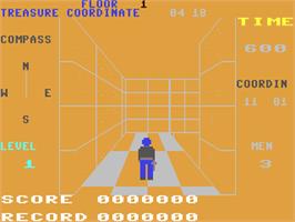 In game image of Camelot (Mark D. Rejhon) on the Commodore 64.