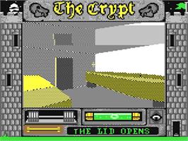 In game image of Castle Master 2 - The Crypt on the Commodore 64.