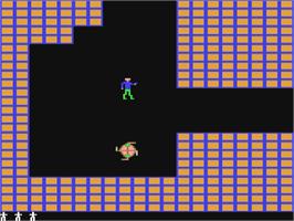 In game image of Castle of Doom (64'er) on the Commodore 64.