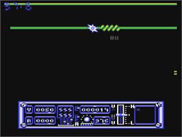 In game image of Circuit (CP Verlag) on the Commodore 64.
