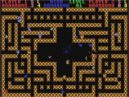 In game image of Crossroads 2 - Pandemonium on the Commodore 64.