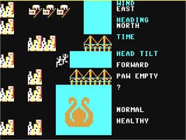 In game image of Crush, Crumble and Chomp! on the Commodore 64.