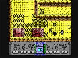In game image of Dandy on the Commodore 64.