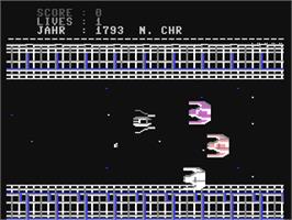 In game image of Death Or Glory - The Ultimate Fight on the Commodore 64.