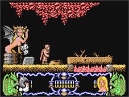 In game image of Deliverance - Stormlord 2 on the Commodore 64.
