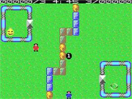 In game image of Detonators - Bomber's Day on the Commodore 64.