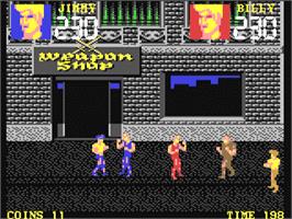 In game image of Double Dragon 3 - The Rosetta Stone on the Commodore 64.